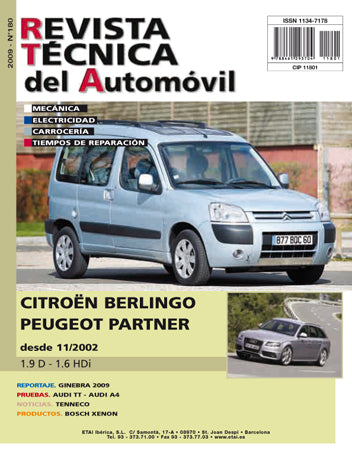 Citroën Berlingo I fase 2 (2002 - 2017) - Revue Technique