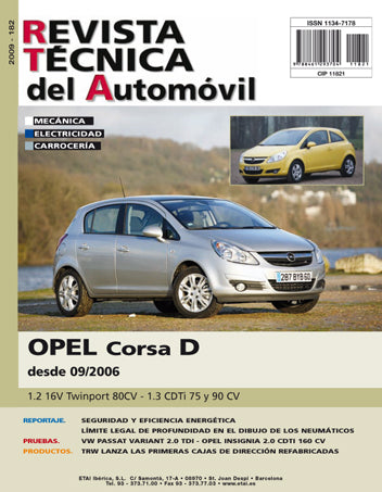 Opel Corsa IV fase 1 (2006 - 2010) - Revue Technique