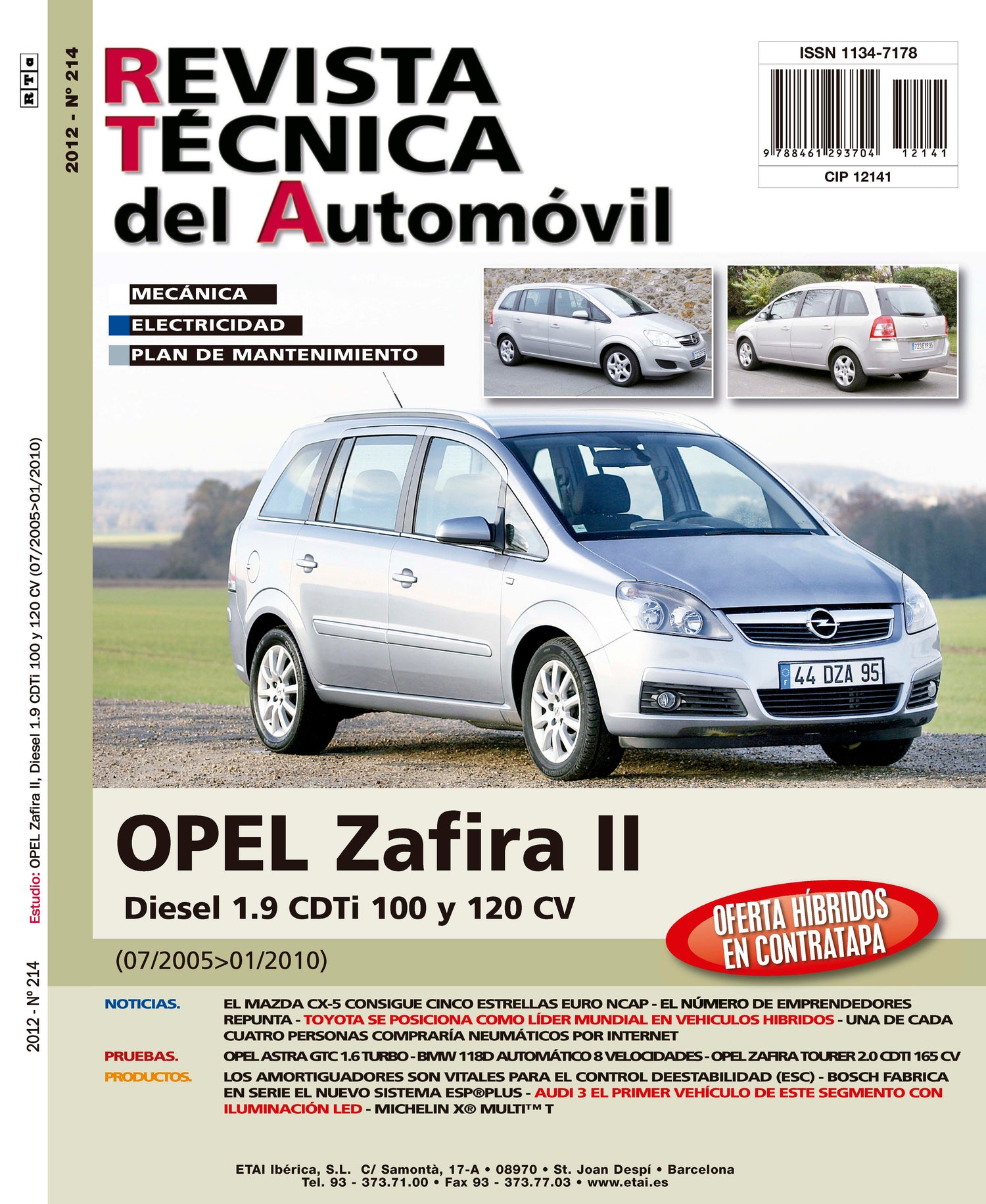 Opel Zafira II (2005 - 2014) - Revue Technique