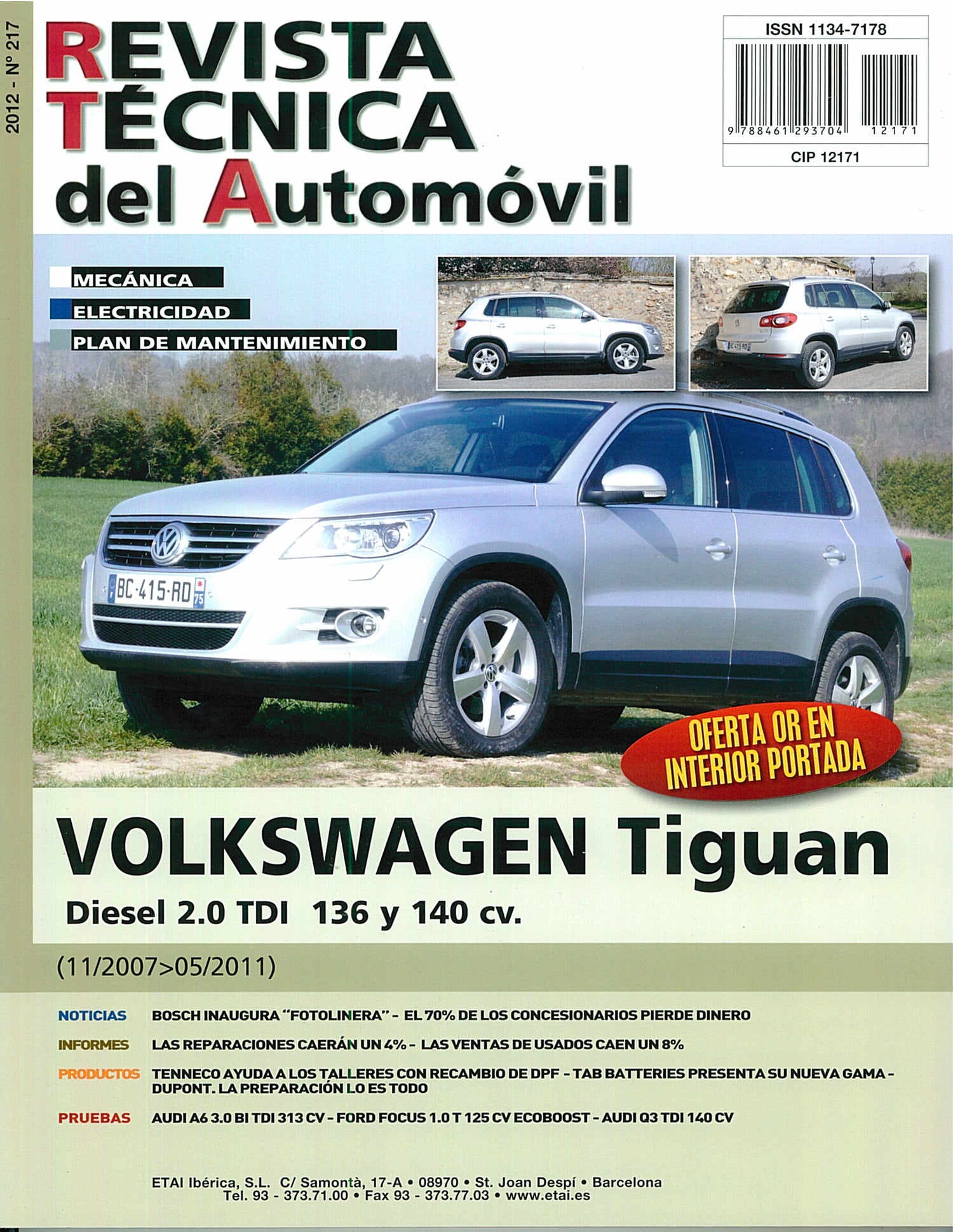 Volkswagen Tiguan I fase 1 (2007 - 2011) - Revue Technique