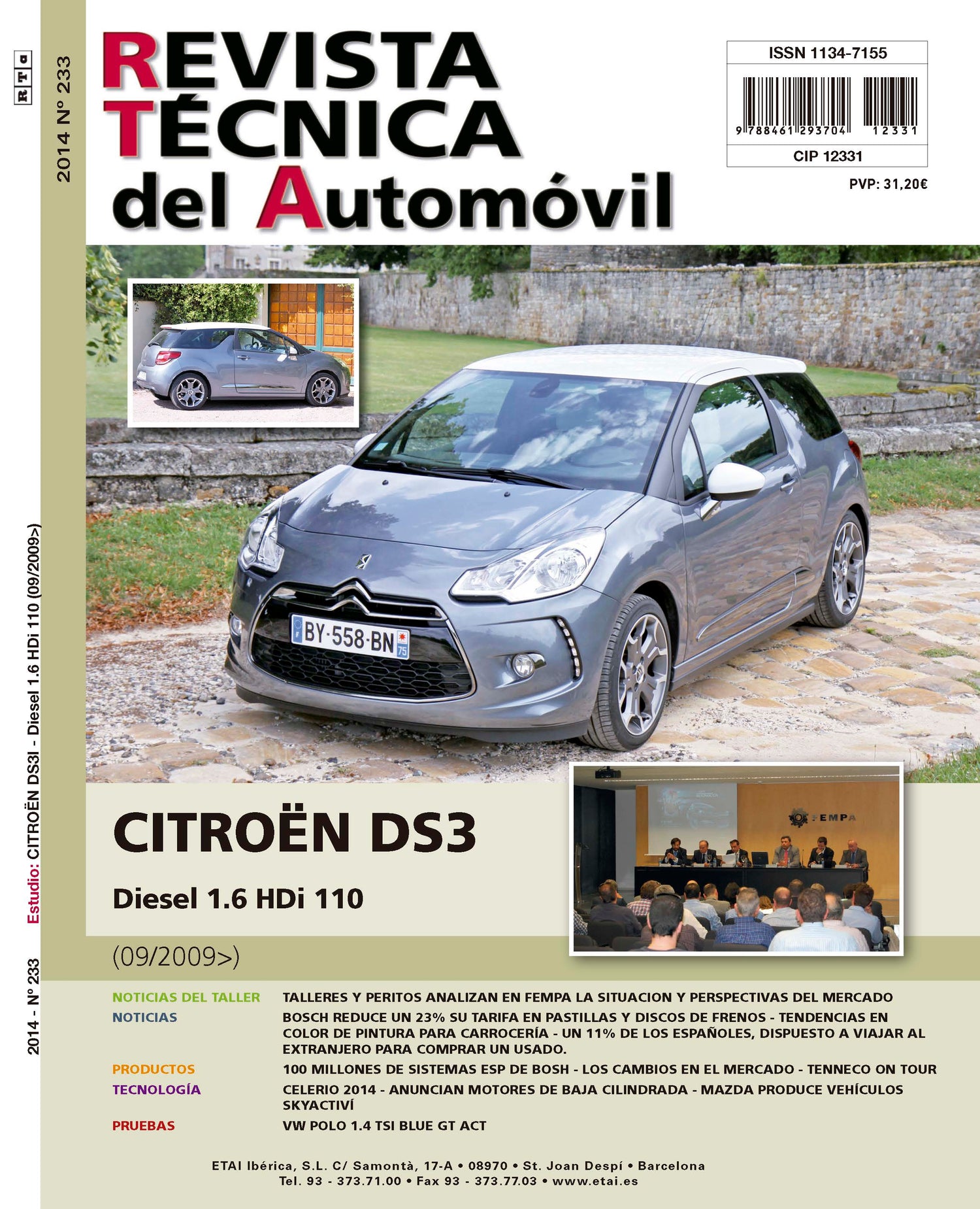 DS 3 fase 1 (2009 - 2014) - Revue Technique