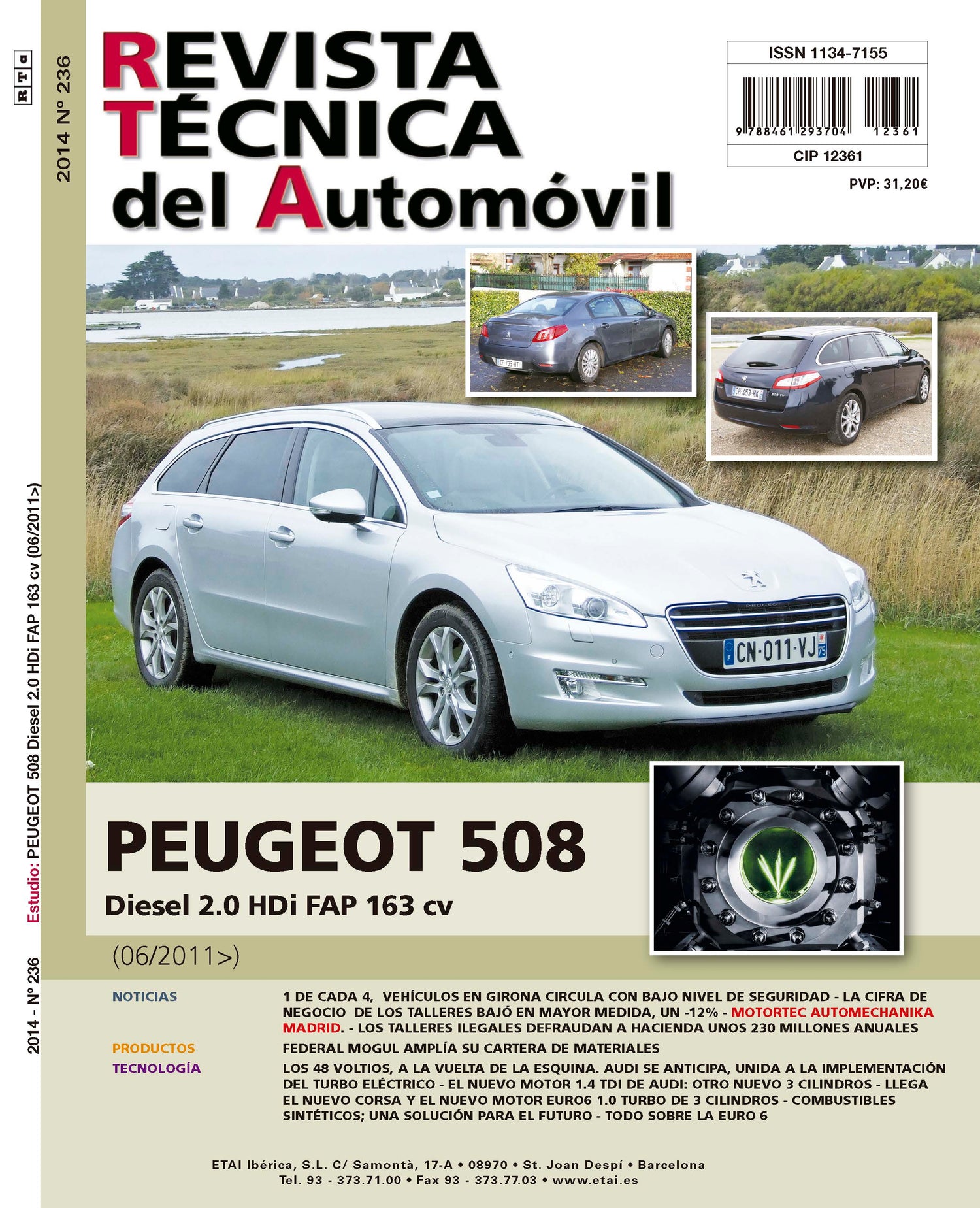 Peugeot 508 fase 1 (2011 - 2014) - Revue Technique