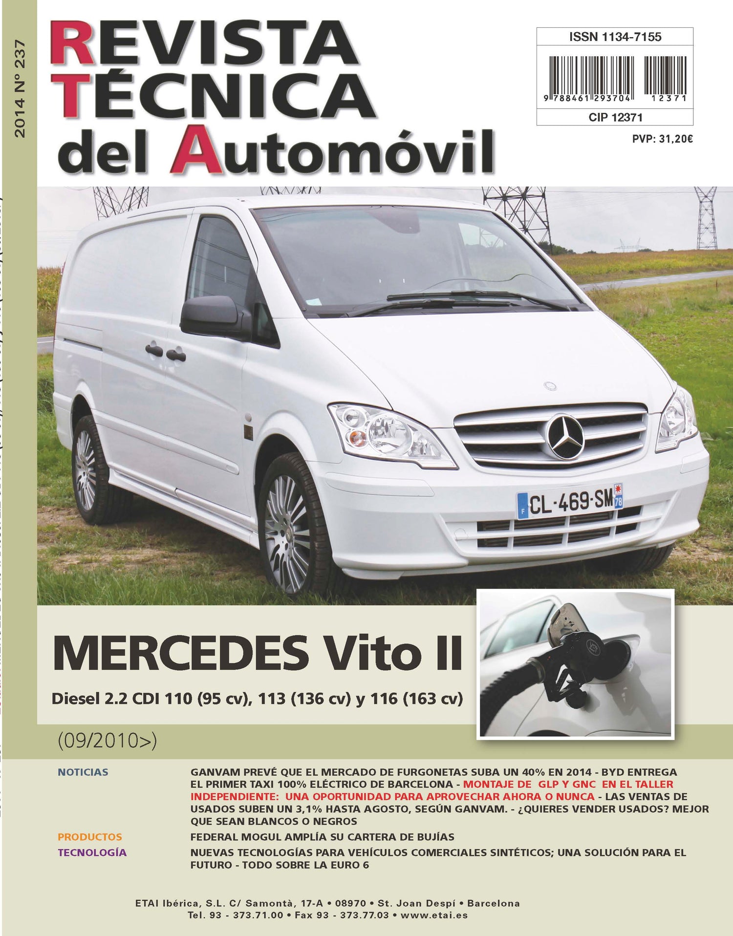 Mercedes-Benz Vito II fase 2 (2010 - 2017) - Revue Technique