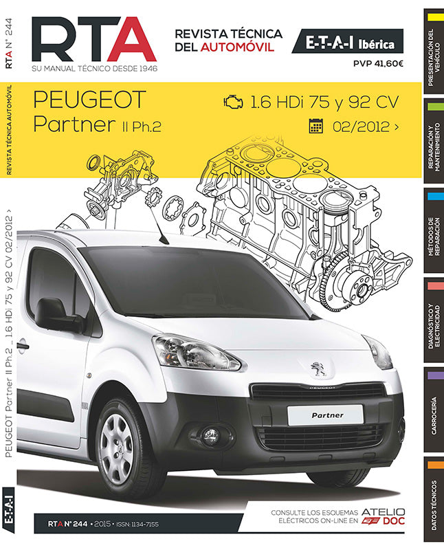 Peugeot Partner II fase 2 (2012 - 2015) - Revue Technique