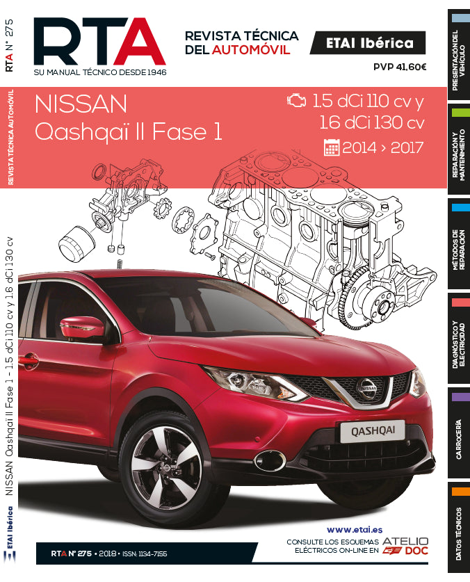 Nissan Qashqai II fase 1 (2014 -) - Revue Technique