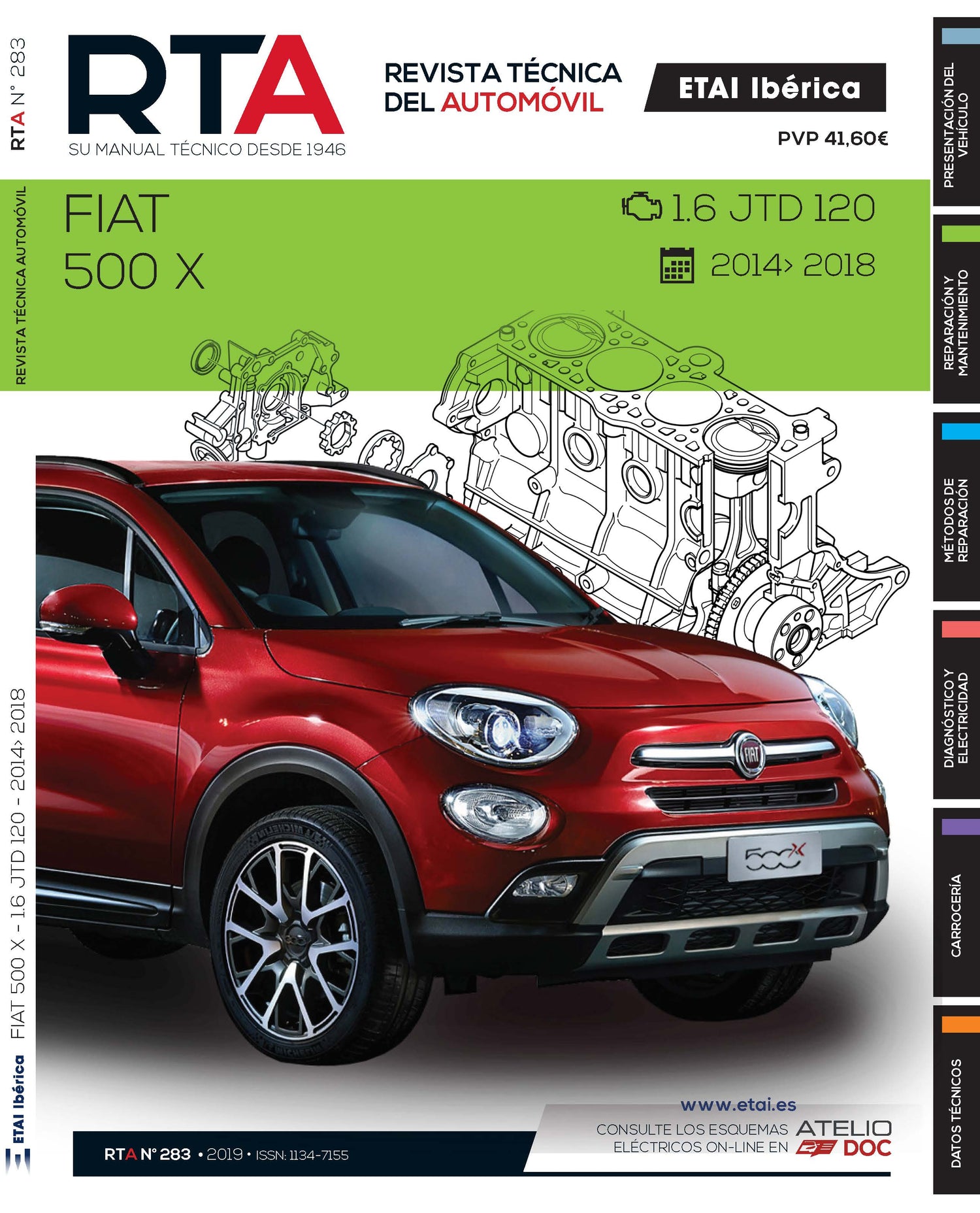 Fiat 500X (desde 2014) - Revue Technique