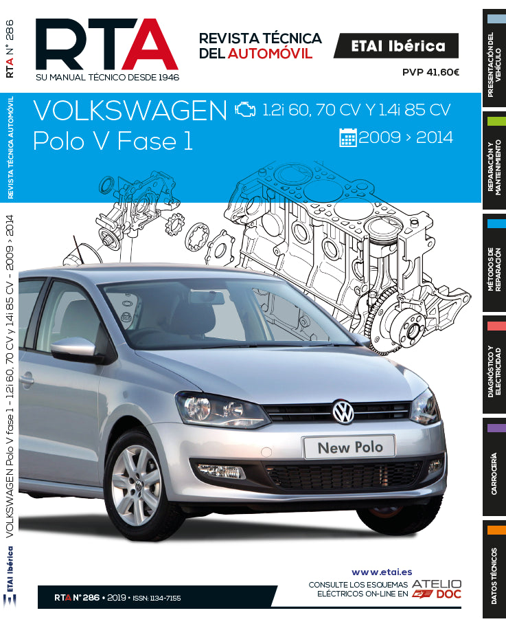 Volkswagen Polo V fase 1 (2009 - 2014) - Revue Technique
