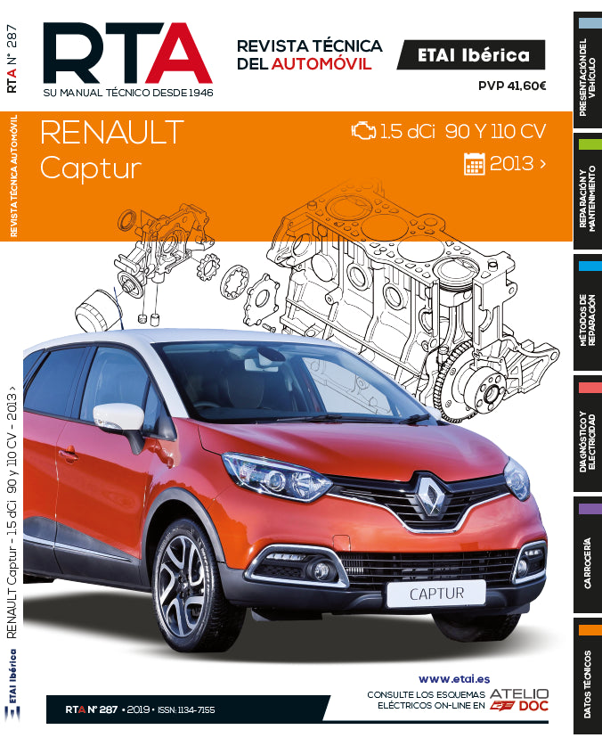 Renault Captur fase 1 (2013 - 2017) - Revue Technique