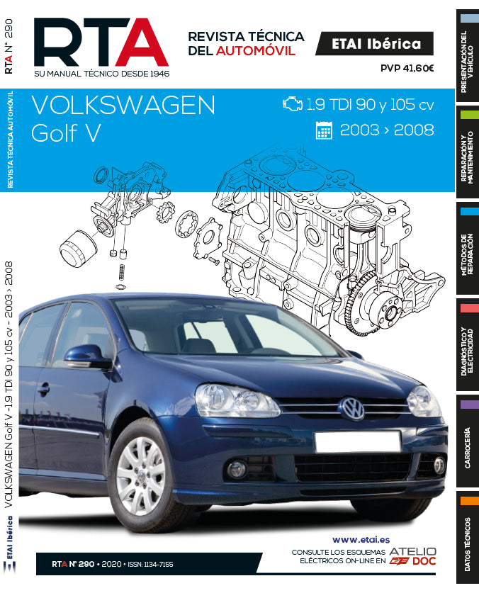 Volkswagen Golf V (2003 - 2008) - Revue Technique