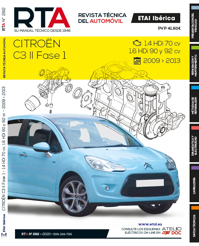 Citroën C3 II fase 1 (2009 - 2013) - Revue Technique