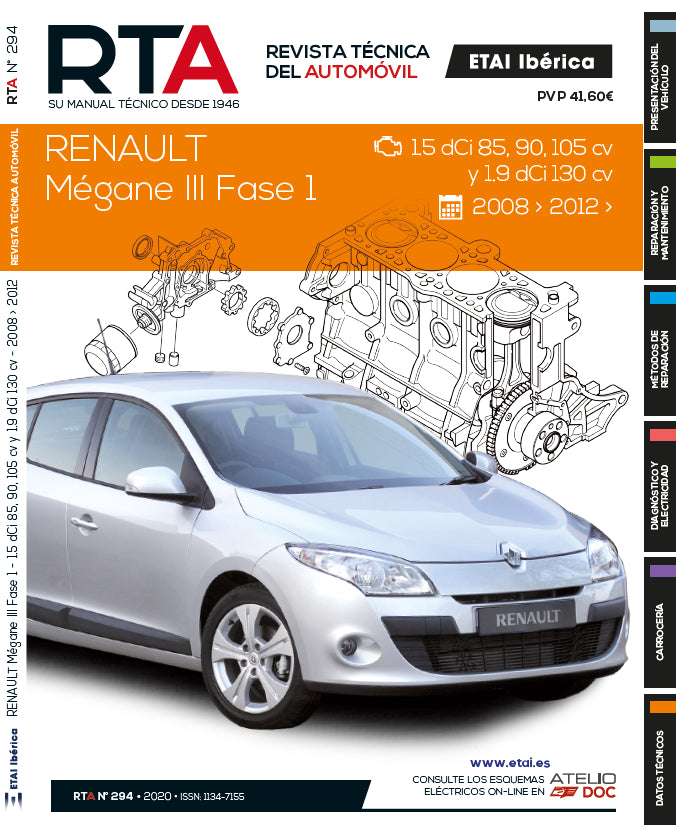Renault Mégane III fase 1 (2008 - 2012) - Revue Technique