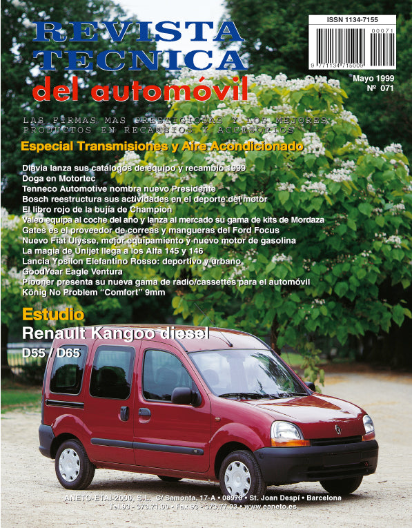 Renault Kangoo I (1997 - 2007) - Revue Technique