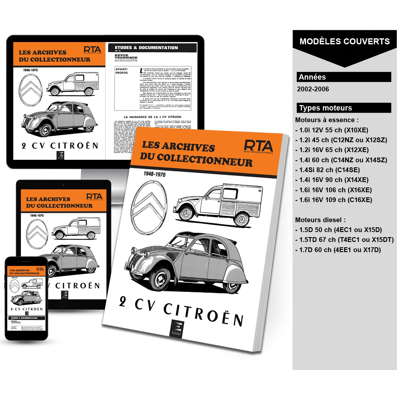 Citroën 2 CV (1948 - 1970) - Revue Technique