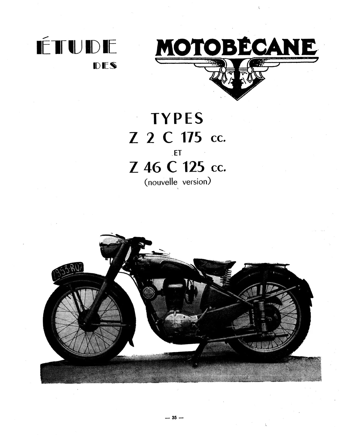 Motobécane Motoconfort 100, 125 et 175cc 4 temps (1937 - 1964) - Revue Technique