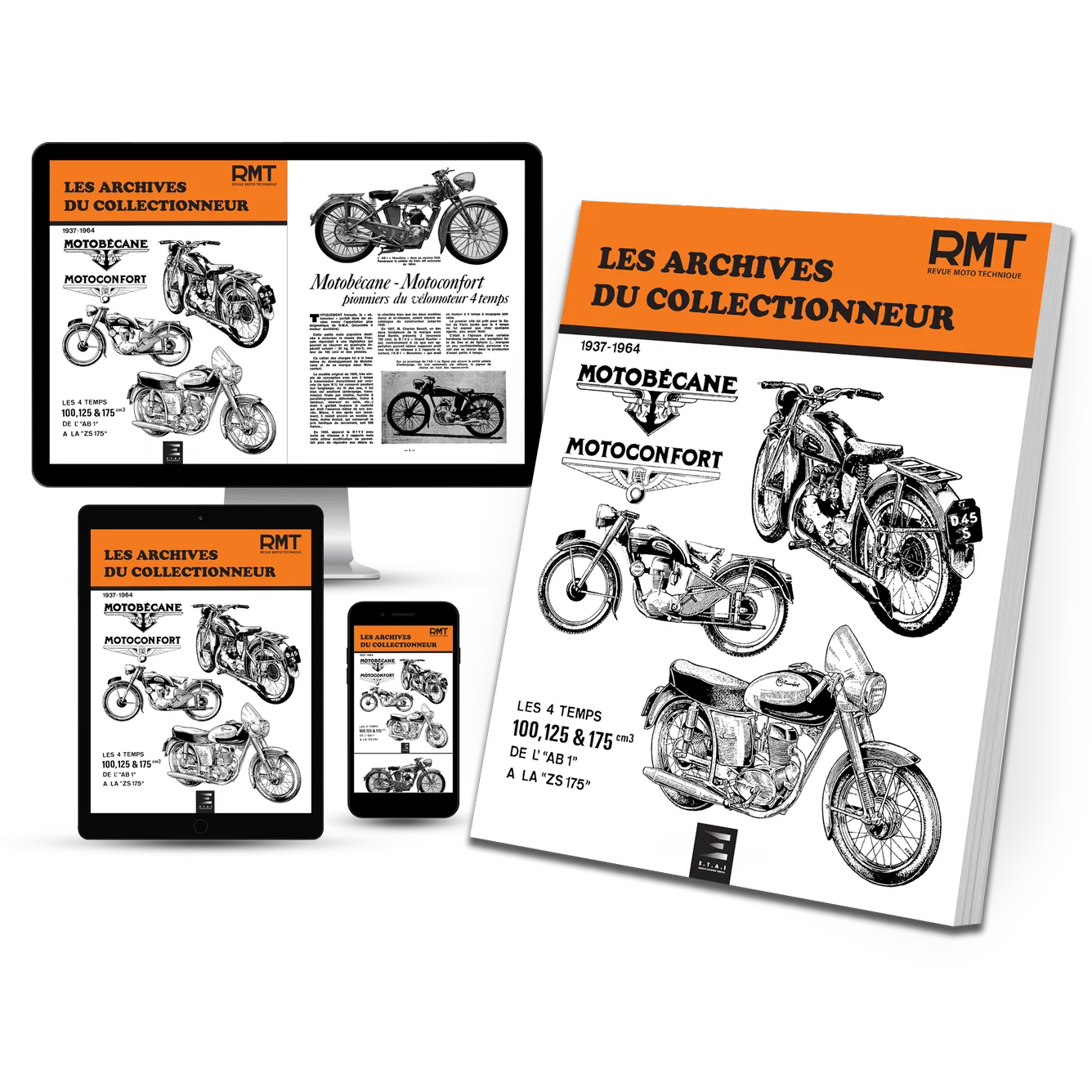 Motobécane Motoconfort 100, 125 et 175cc 4 temps (1937 - 1964) - Revue Technique