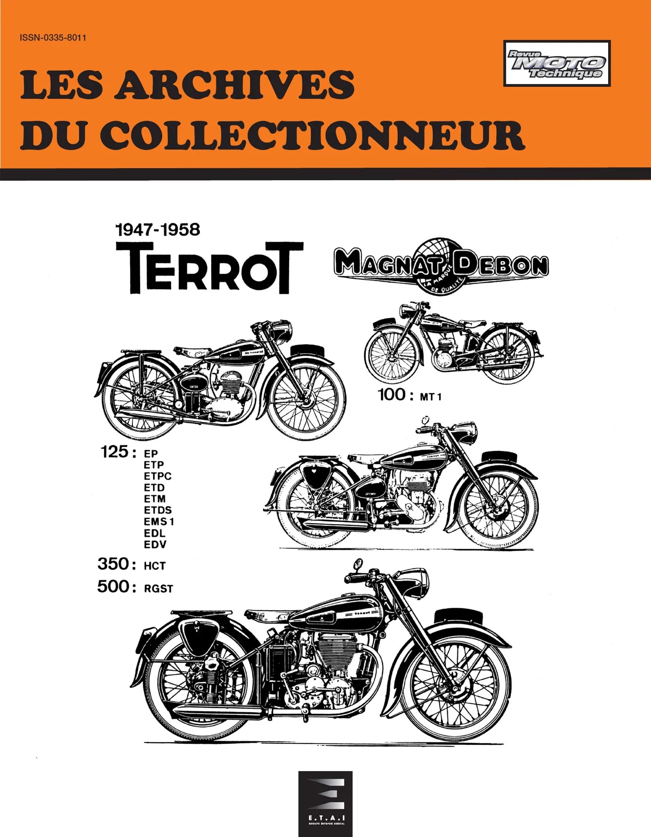 Terrot 100 / 125 / 350 et 500 (1947 - 1958) - Revue Technique