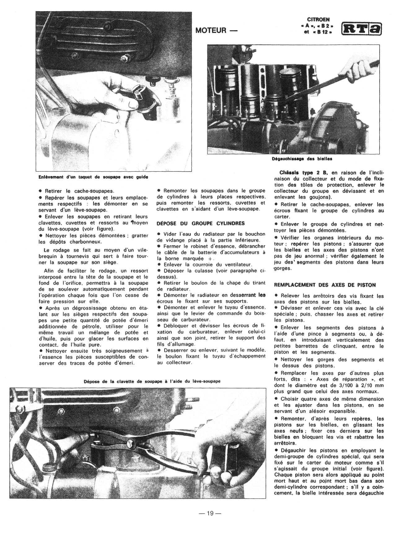 Citroën A, B.2, B.10, B.12 et 5 CV (1919-1926) - Revue Technique