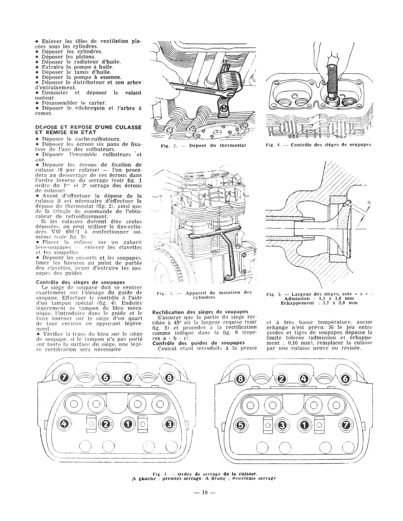 Volkswagen Coccinelle et Karmann Ghia 1200 à 1500 (1961 - 1969) - Revue Technique