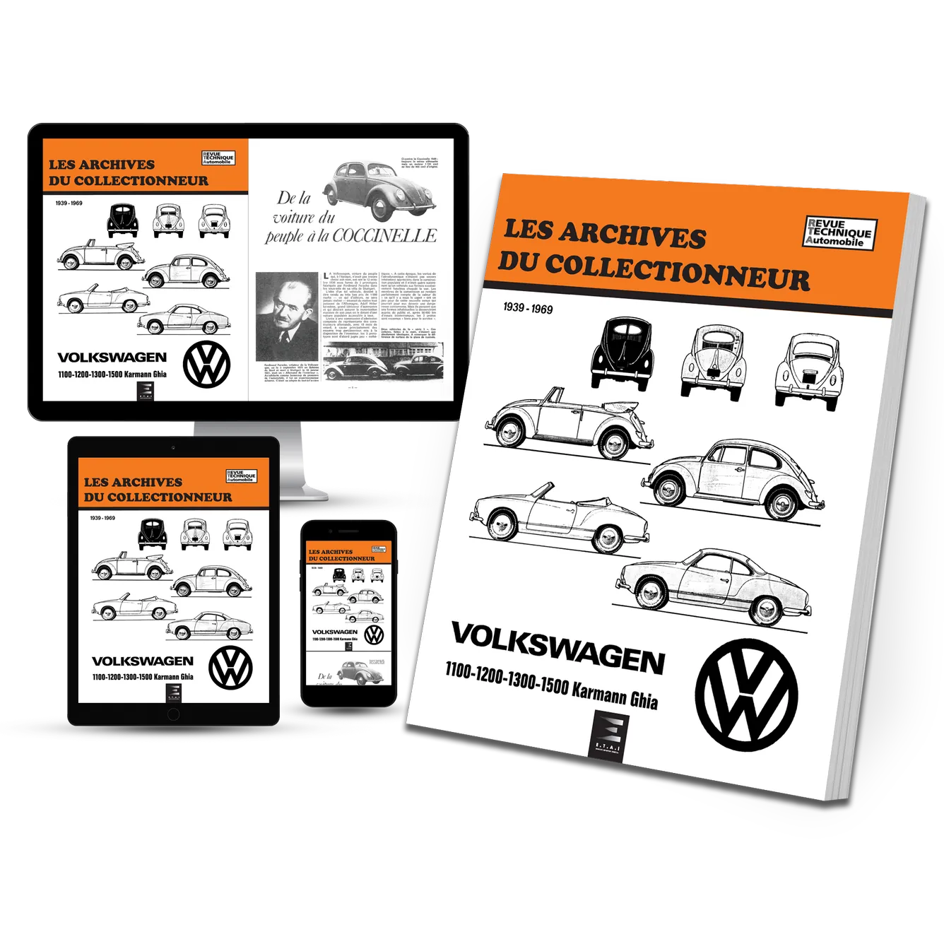 Volkswagen Coccinelle et Karmann Ghia 1200 à 1500 (1961 - 1969) - Revue Technique