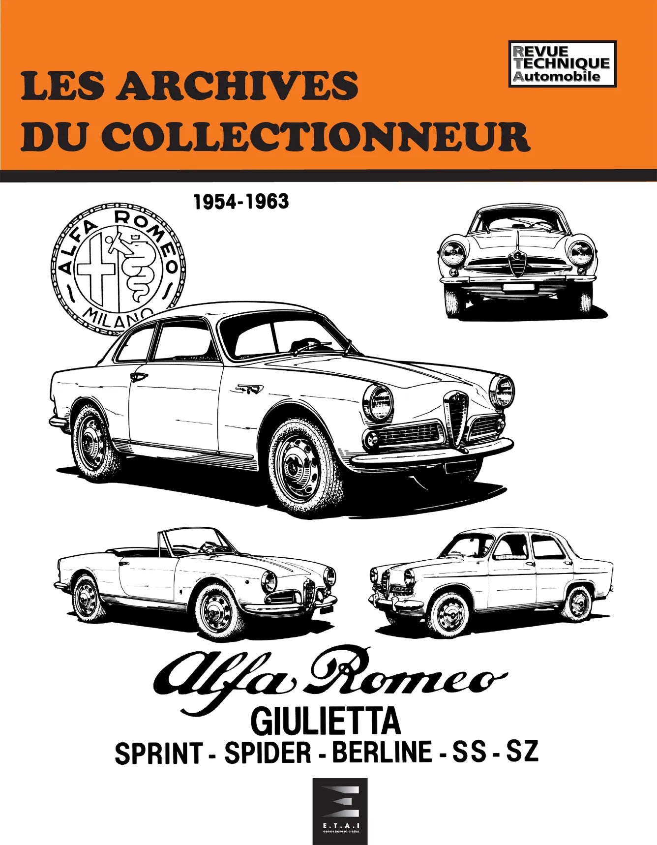 Alfa-Roméo Giulietta (1954 - 1963) - Revue Technique