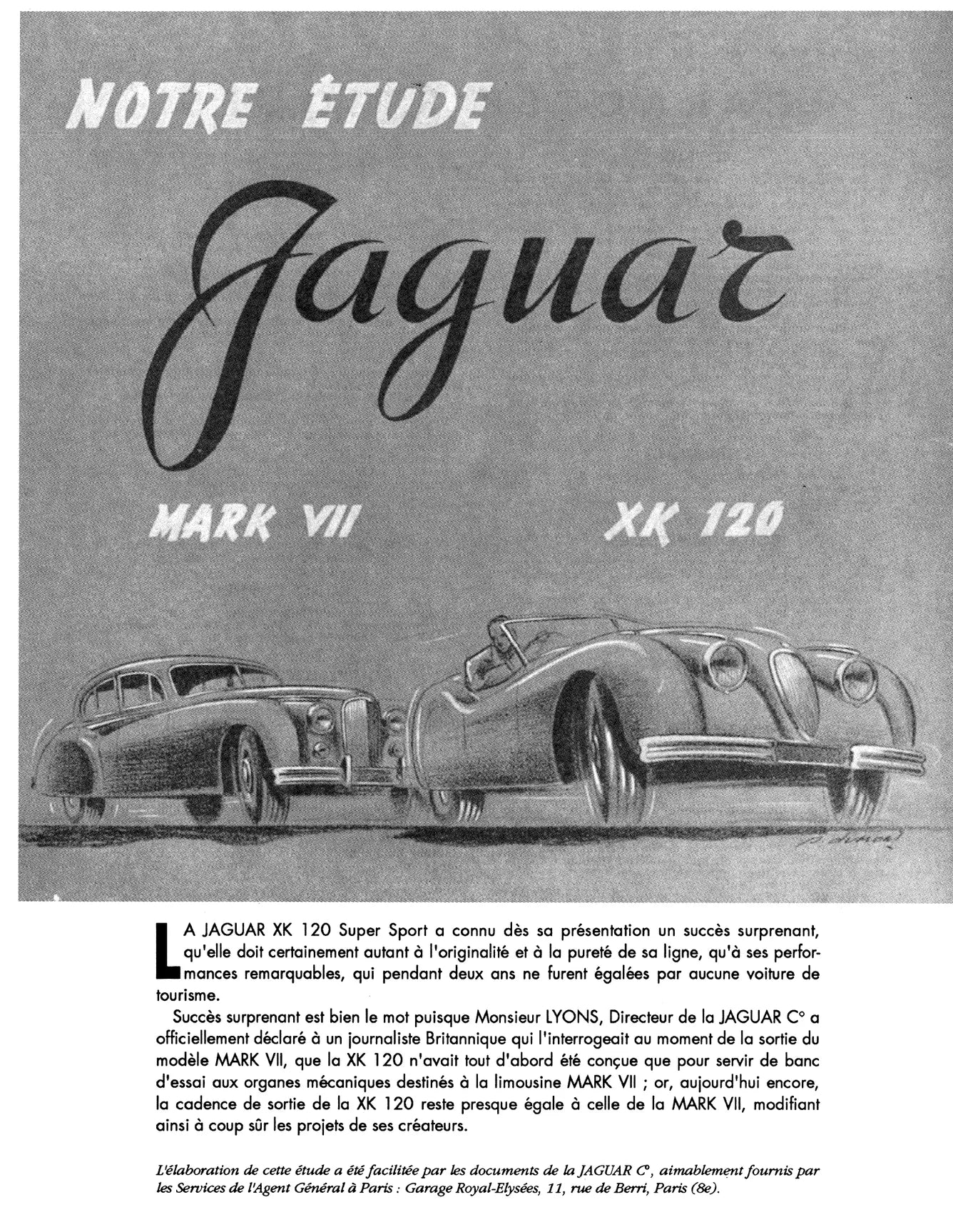 Jaguar MK, XK, Type E et S (1948 - 1971) - Revue Technique