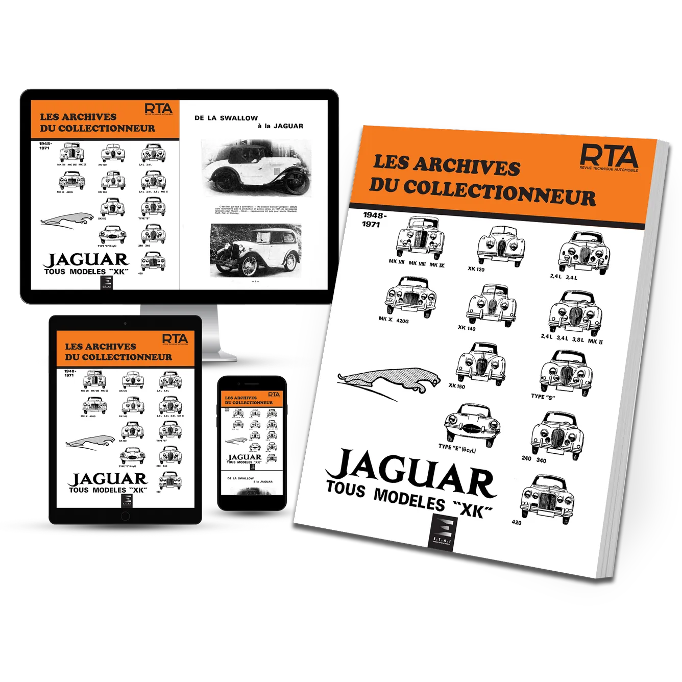 Jaguar MK, XK, Type E et S (1948 - 1971) - Revue Technique