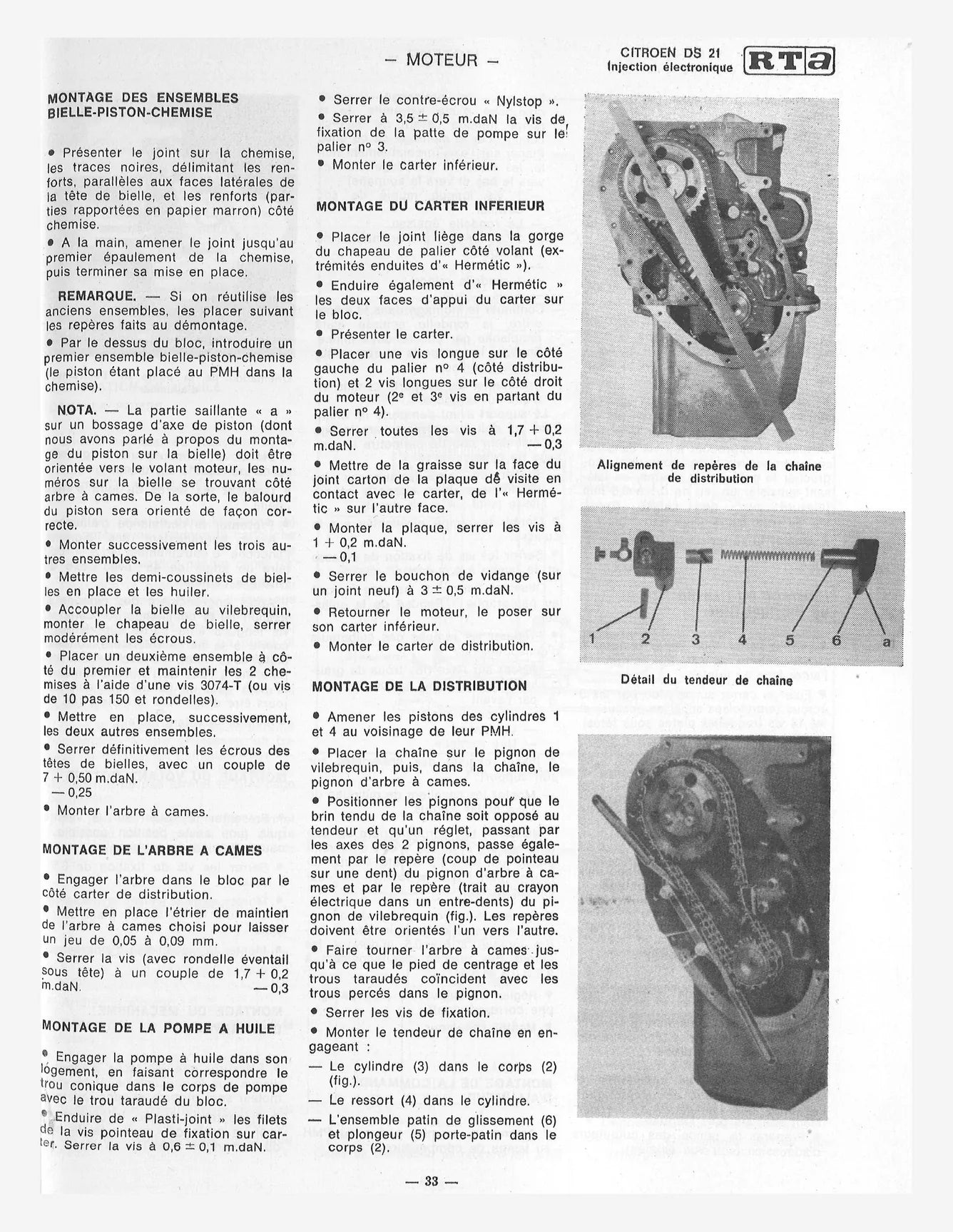 Citroën DS 21 injection (1969 - 1972) et DS 23 (1973 - 1975) - Revue Technique