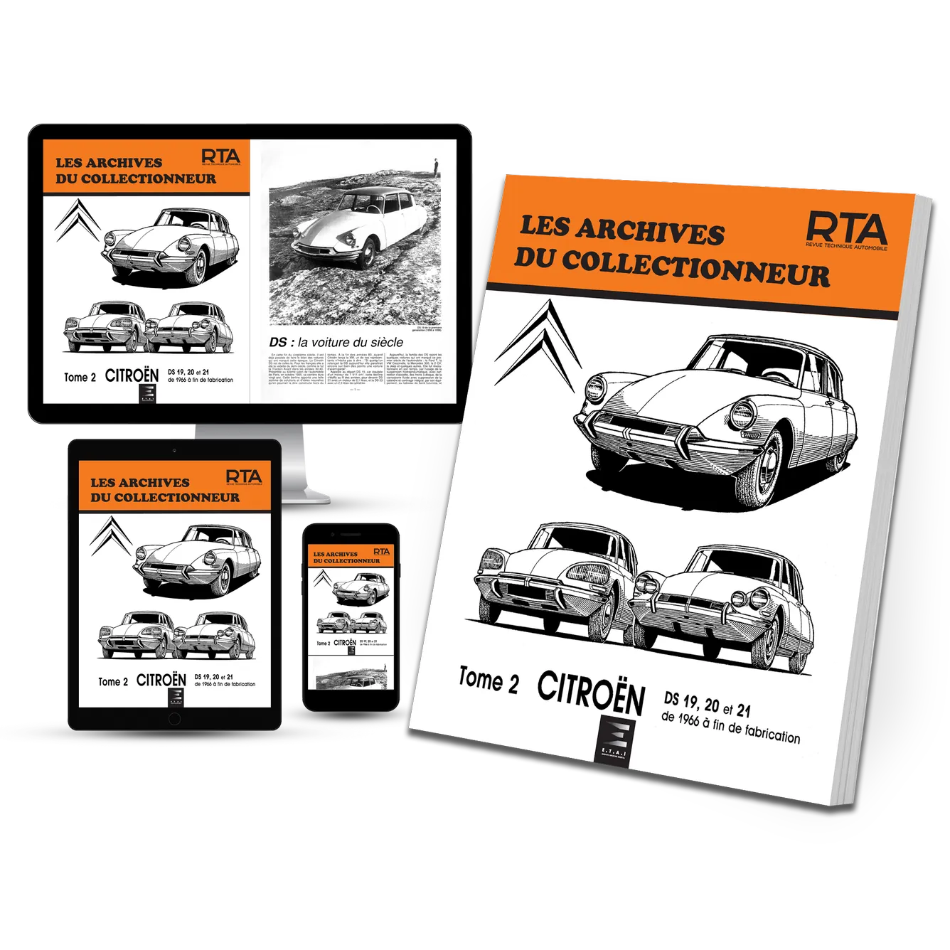 Citroën DS 19, 20 et 21 (1966 - 1975) - Tome 2 - Revue Technique
