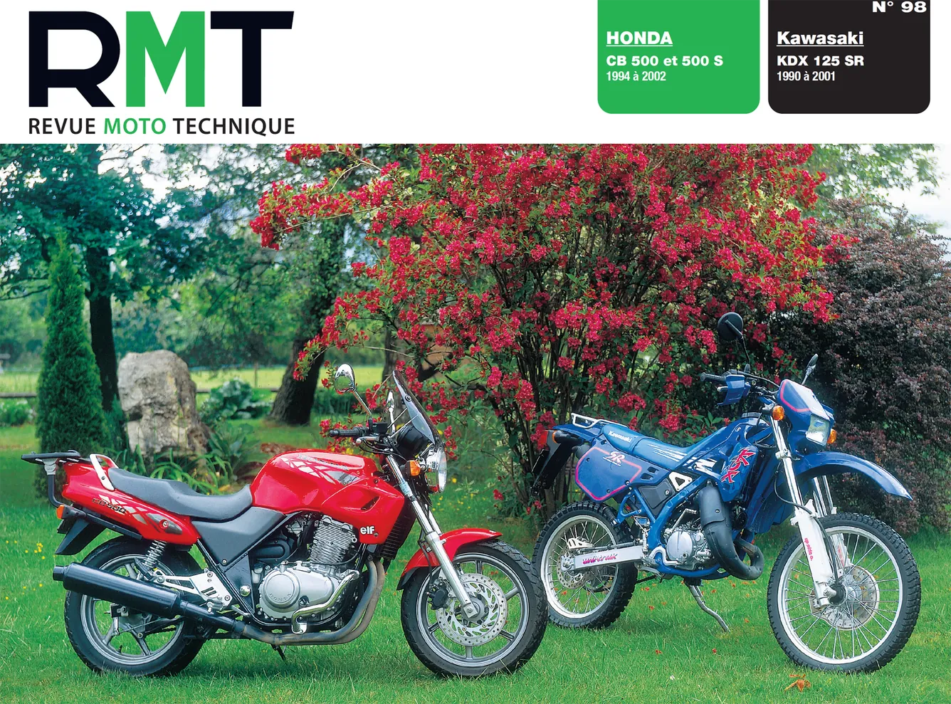 Kawasaki KDX 125 SR (1990 - 2001) - Honda CB 500 (1994 - 2002) - Revue Technique