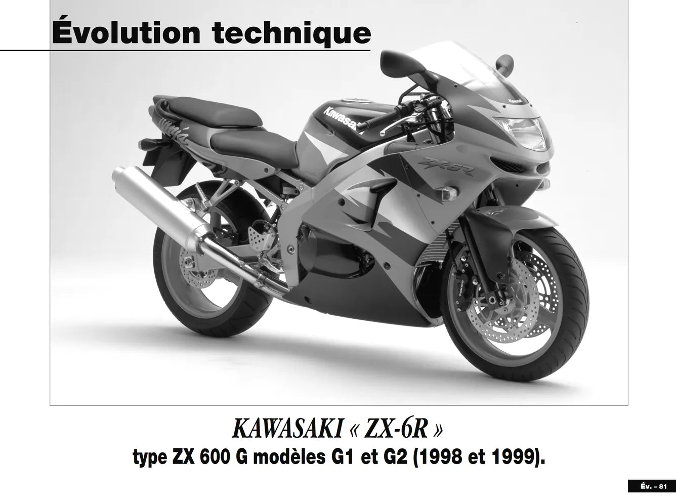 Kawasaki ZX-6R Ninja (1995 - 1999) - Yamaha XJ 900 S Diversion (1995 - 2002) - Revue Technique