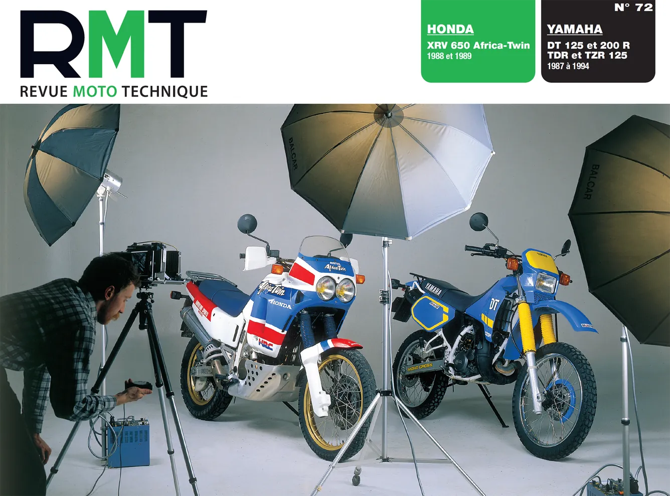Yamaha DT 125 / 200 R, TDR / TZR 125 (1987 - 1994) - Honda XRV 650 Africa Twin (1988 - 1989) - Revue Technique