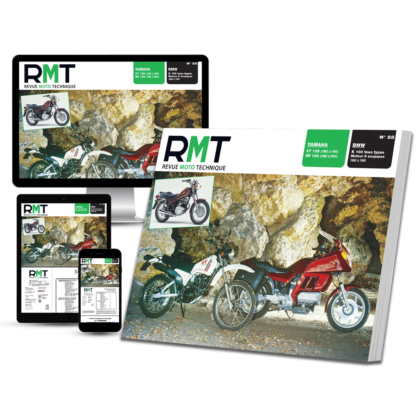 BMW K 100 / K 100 RS / K 100 RT (1983 - 1991) - Yamaha XT / SR 125 (1982 - 2002) - Revue Technique