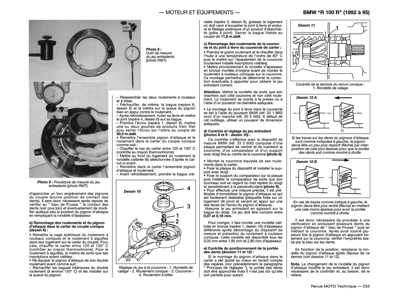 BMW Série 7 R 60/75/80/100 (1976 - 1995) - Piaggio Vespa P125X / PX125E (1978 - 1983) - Revue Technique