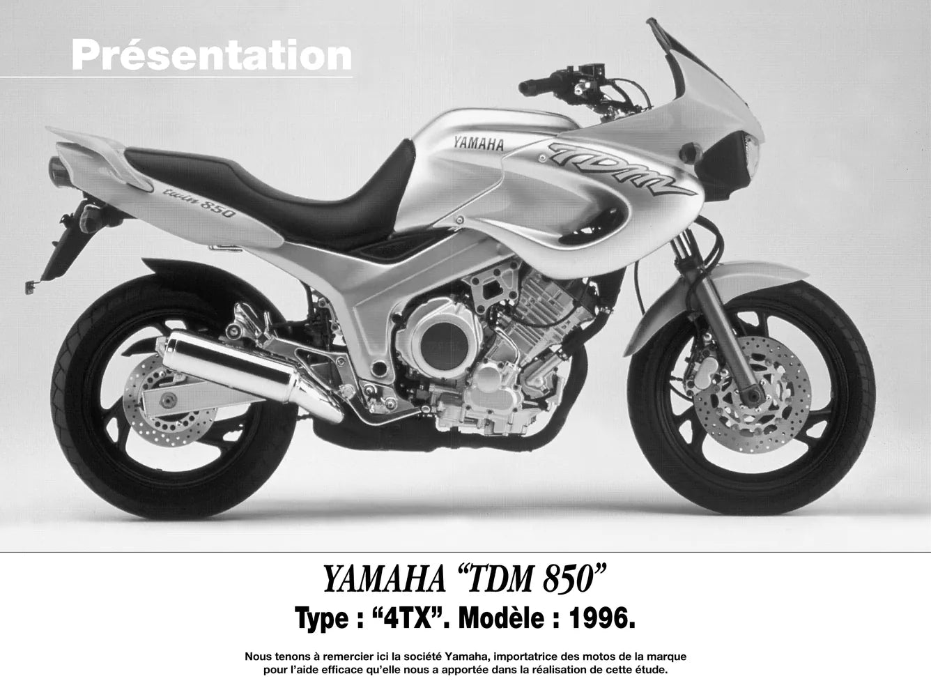 Suzuki GN 125 (1987 - 2001) - Yamaha TDM 850 (1996 - 2001) - Revue Technique