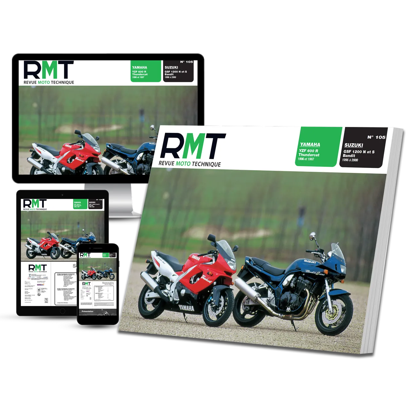 Suzuki GSF 1200 N et S Bandit (1996 - 2000) - Yamaha YZF 600 R Thundercat (1996 - 1997) - Revue Technique