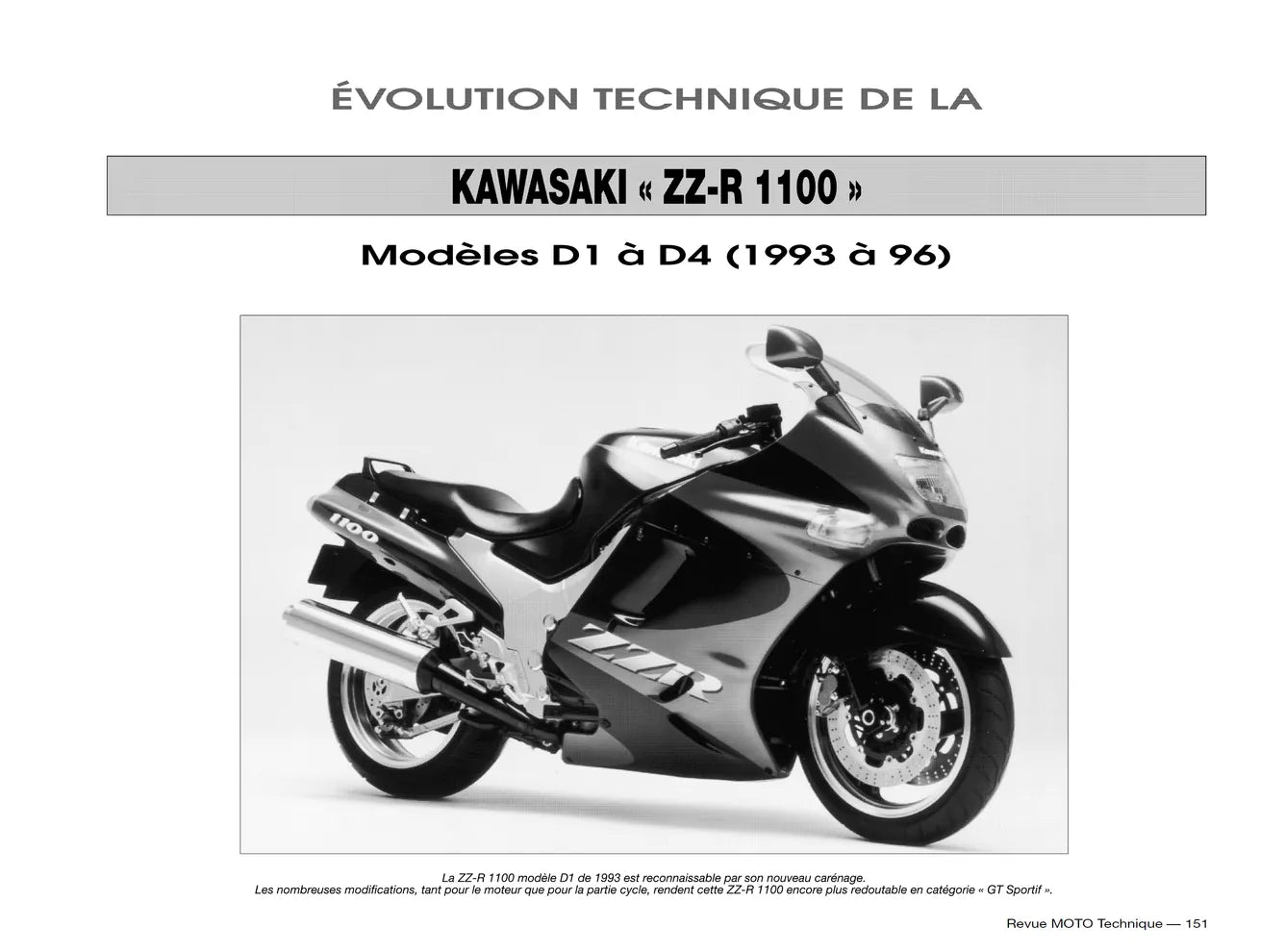Suzuki TS 125 R / TS 200 R (1989 - 1996) - Kawasaki ZZ-R 1100 (1990 - 2001) - Revue Technique