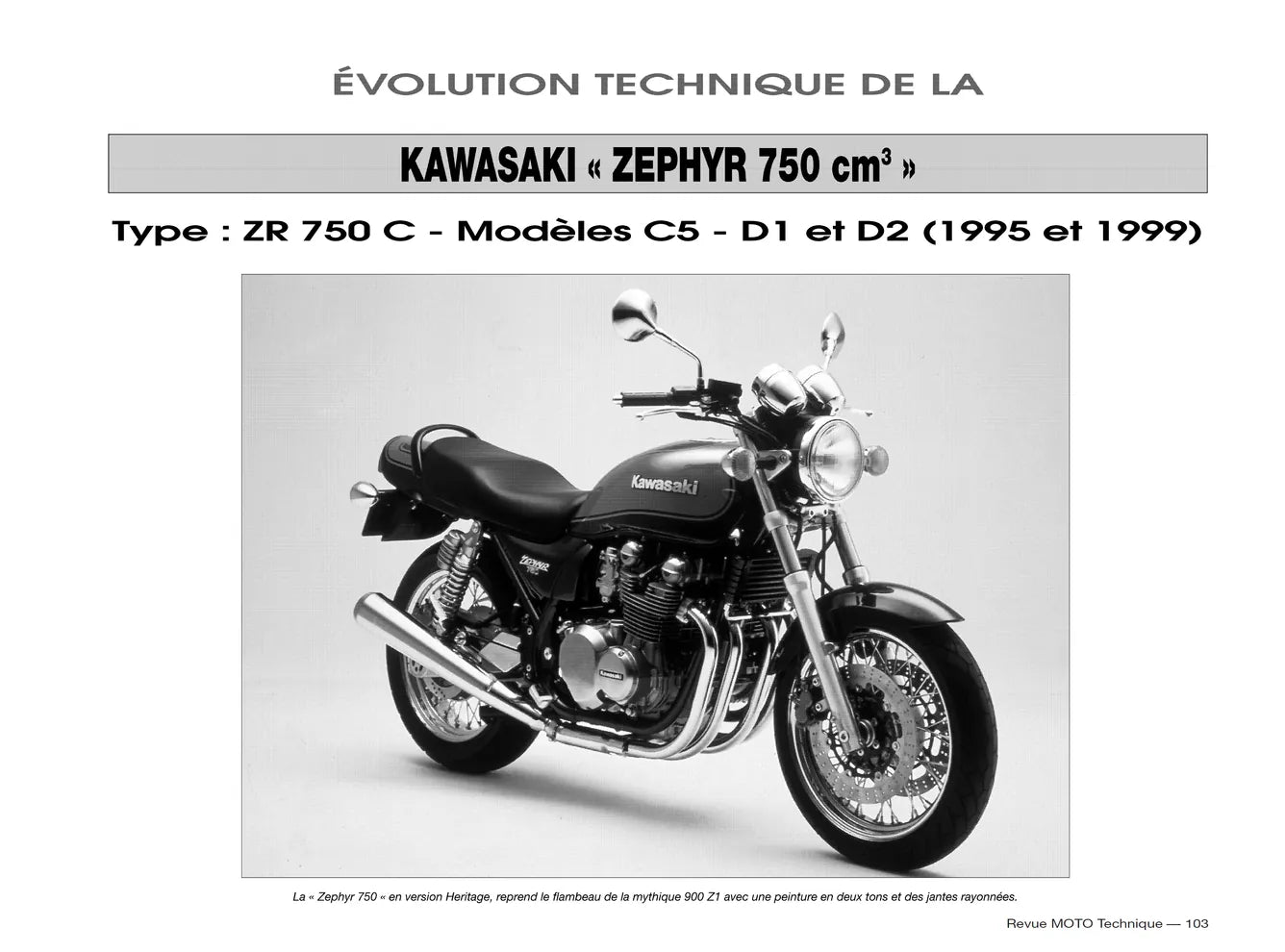 Yamaha LB 50 Chappy (1982 - 1996) - Kawasaki Zephyr 750 (1991 - 1999) - Revue Technique