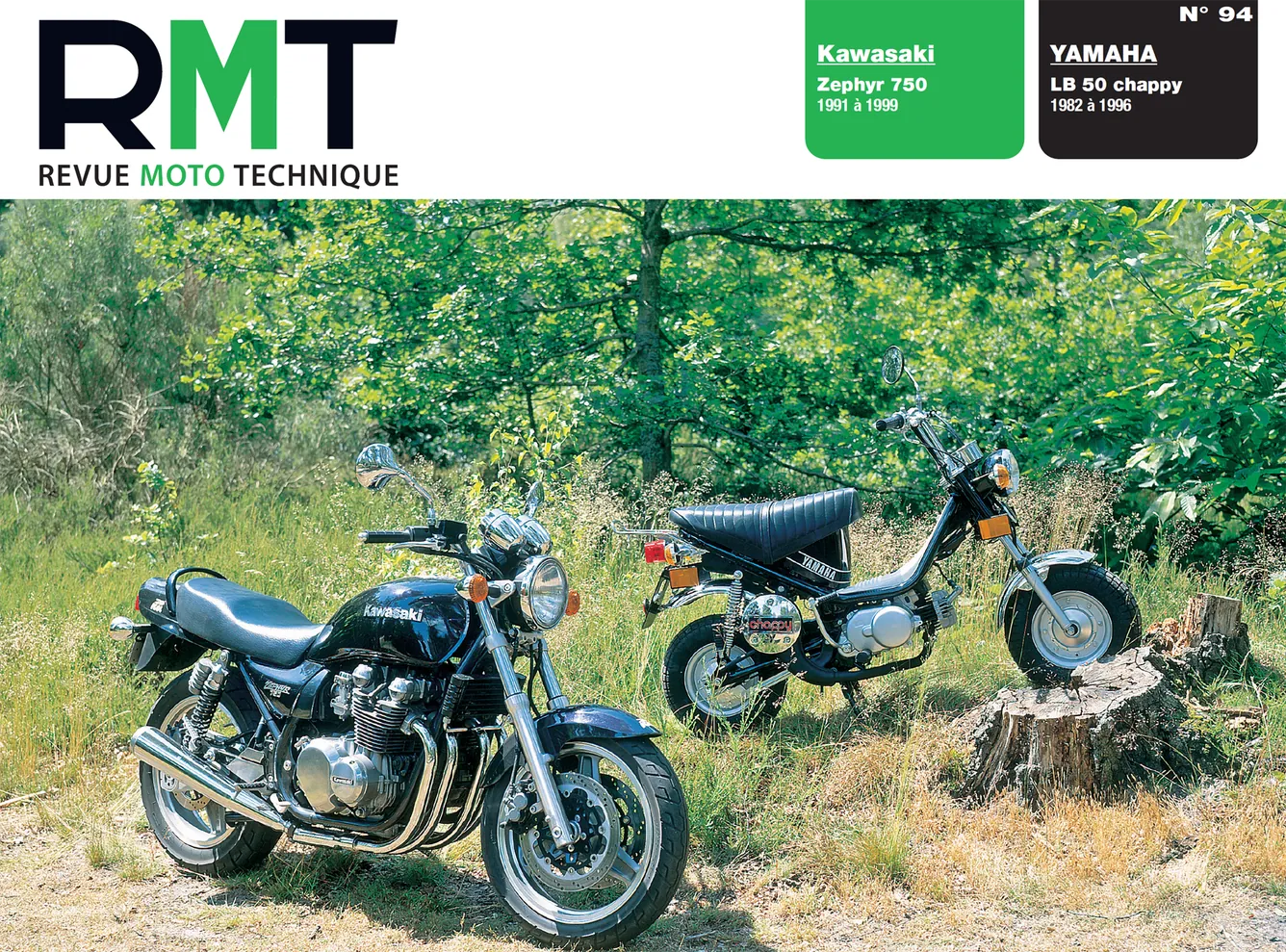 Yamaha LB 50 Chappy (1982 - 1996) - Kawasaki Zephyr 750 (1991 - 1999) - Revue Technique