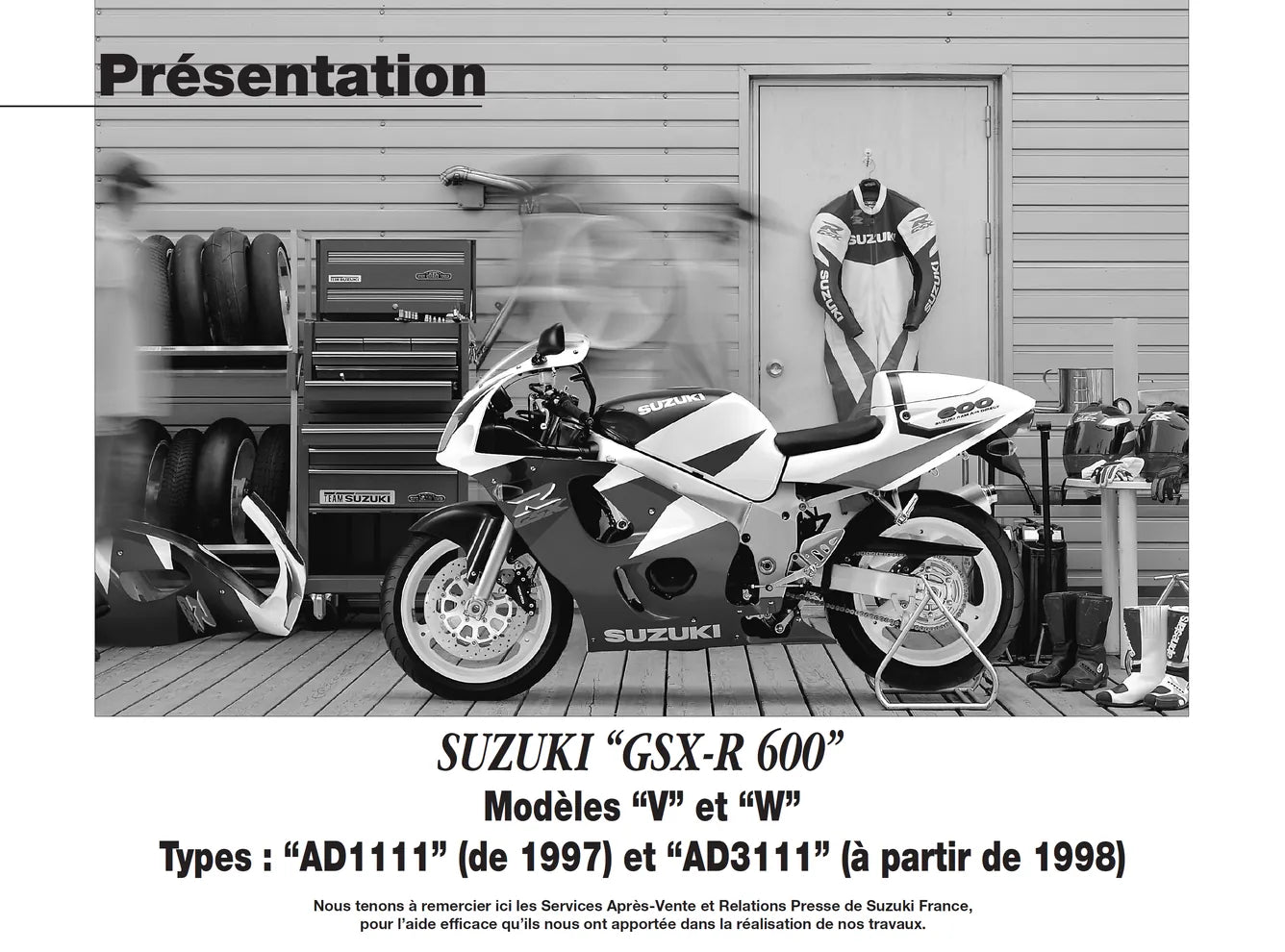 Kawasaki BN 125 (1998) - Suzuki GSX-R 600 (1997 - 2001) - Revue Technique