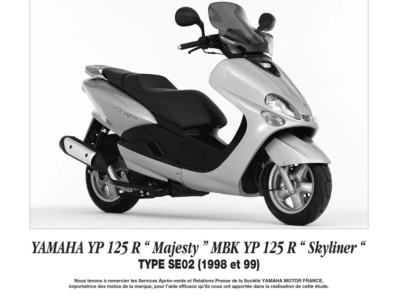 MBK Skyliner et Yamaha Majesty 125 (1998 - 1999) - Honda VFR 800 FI (1998 - 2001) - Revue Technique