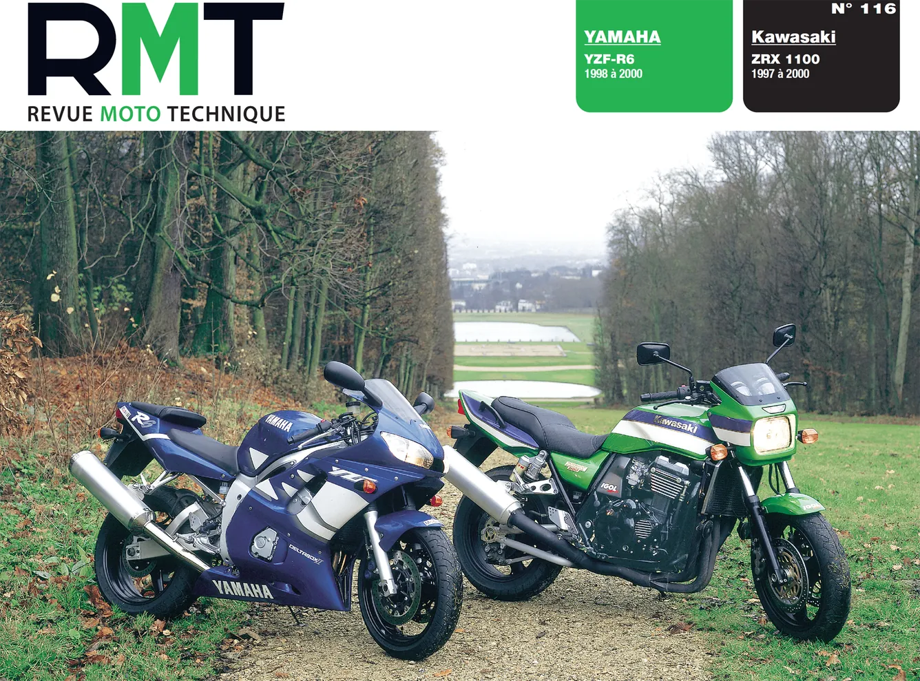 Yamaha YZF-R6 (1998 - 2000) - Kawasaki ZRX 1100 (1997 - 2000) - Revue Technique