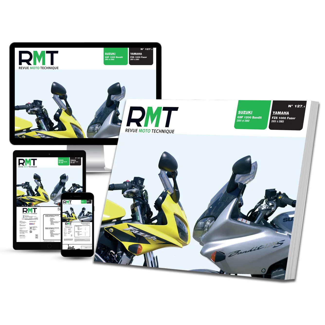 Yamaha FZS 1000 Fazer (2001 - 2003) - Suzuki GSF 1200 Bandit (2001 - 2002) - Revue Technique