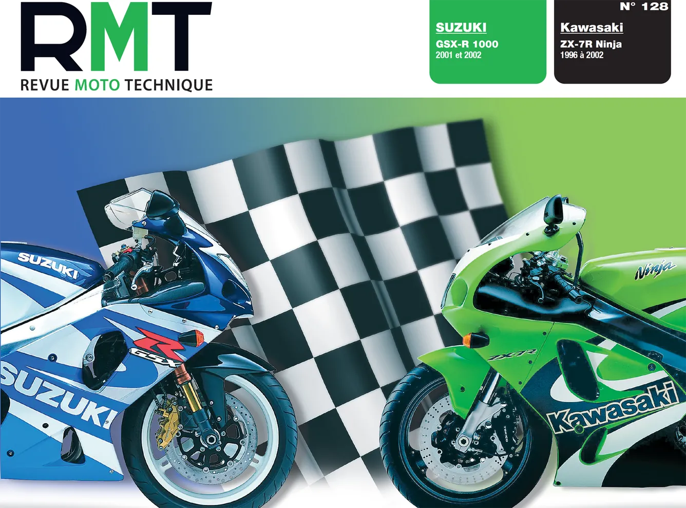 Suzuki GSX-R 1000 (2001 - 2002) - Kawasaki ZX-7R Ninja (1996 - 2002) - Revue Technique