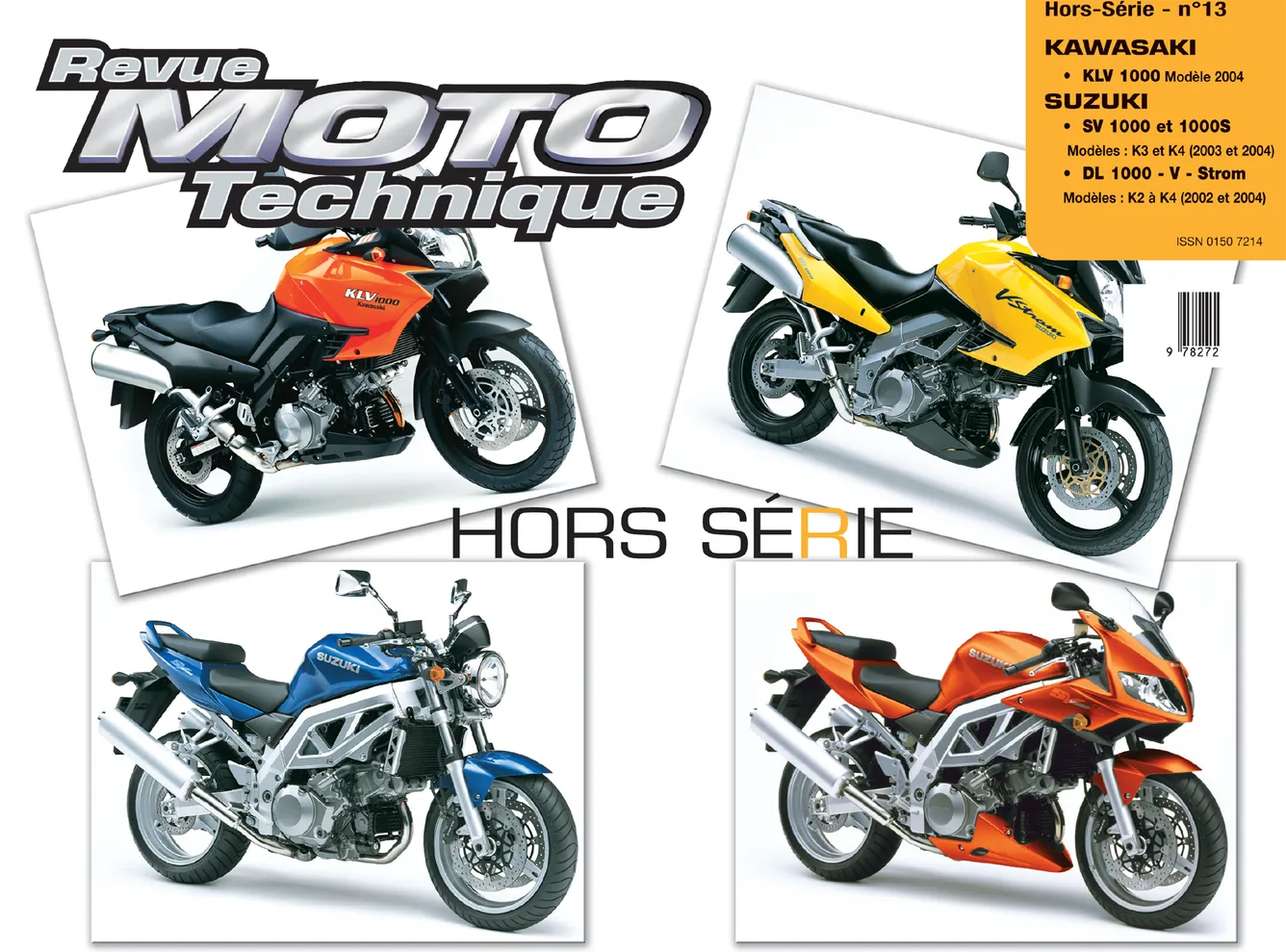 Suzuki SV - DL 1000 (2002 - 2004) - Kawasaki KLV1000 (2004) - Revue Technique