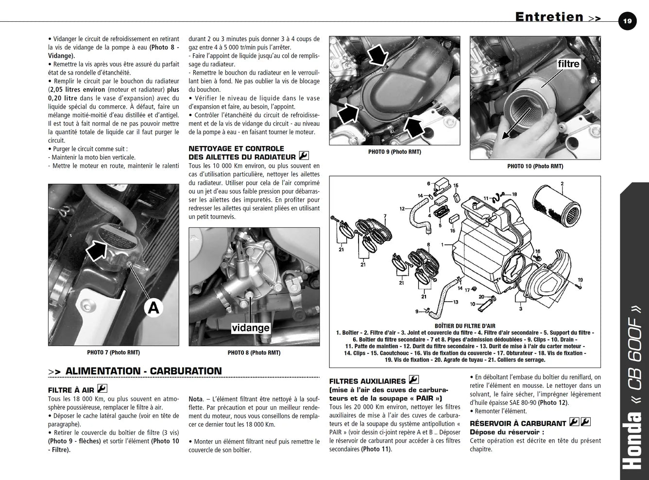 Honda CB 600F Hornet (2003 - 2005) - Suzuki DL 650 V-Strom (2004 - 2005) - Revue Technique