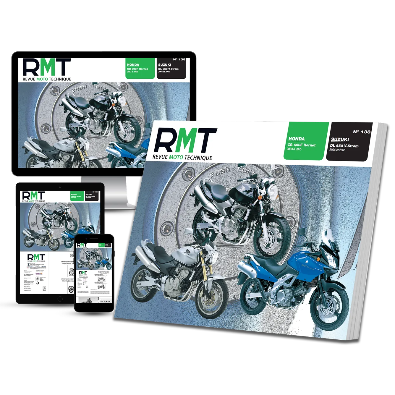 Honda CB 600F Hornet (2003 - 2005) - Suzuki DL 650 V-Strom (2004 - 2005) - Revue Technique