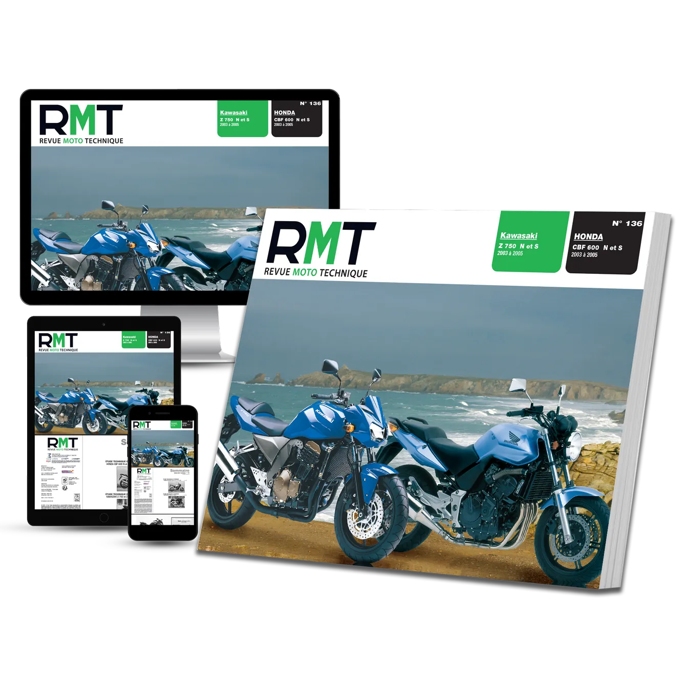 Honda CBF 600 (2003 - 2005) - Kawasaki Z 750 (2003 - 2005) - Revue Technique