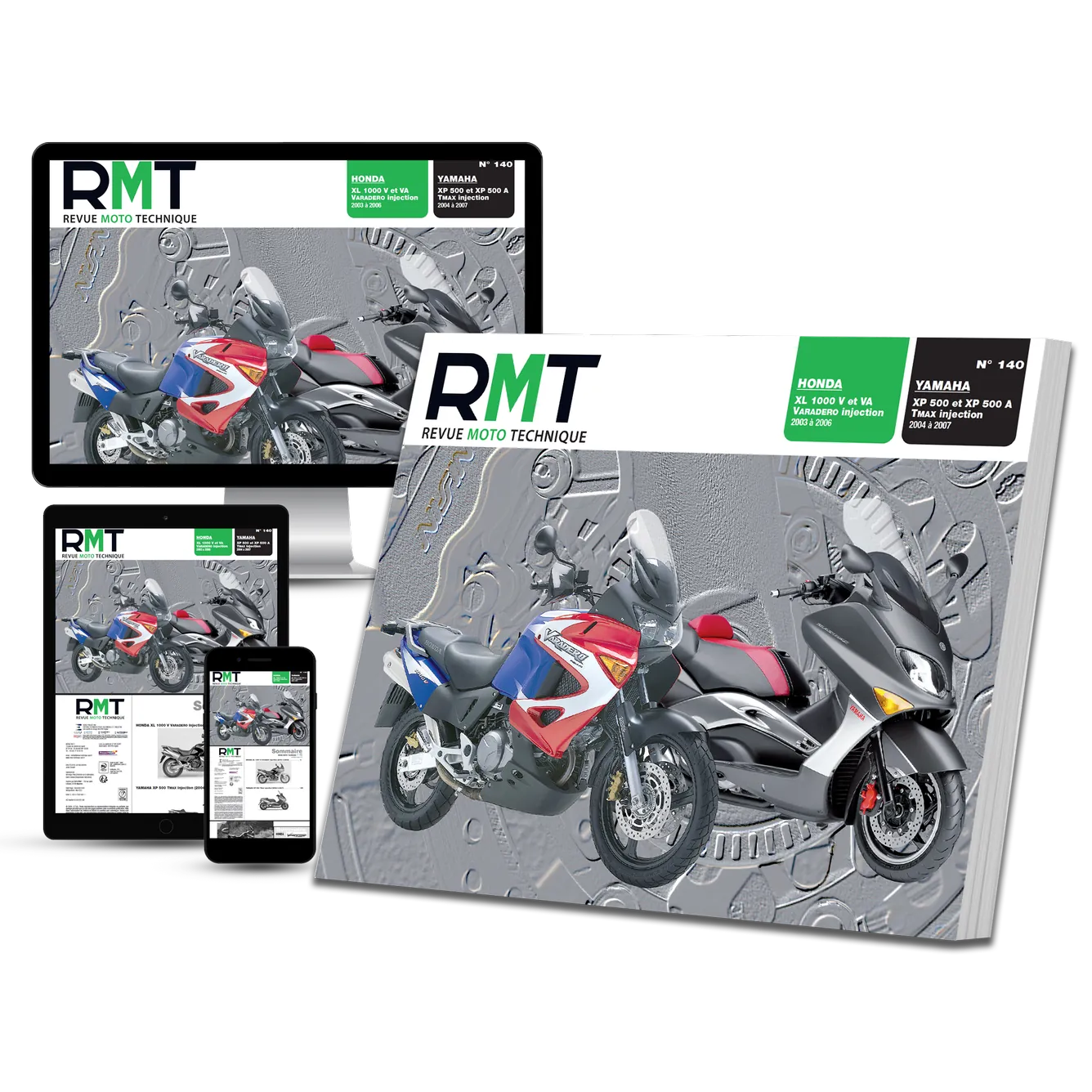Honda XL 1000 V Varadero (2003 - 2006) - Yamaha XP 500 T-Max (2004 - 2007) - Revue Technique