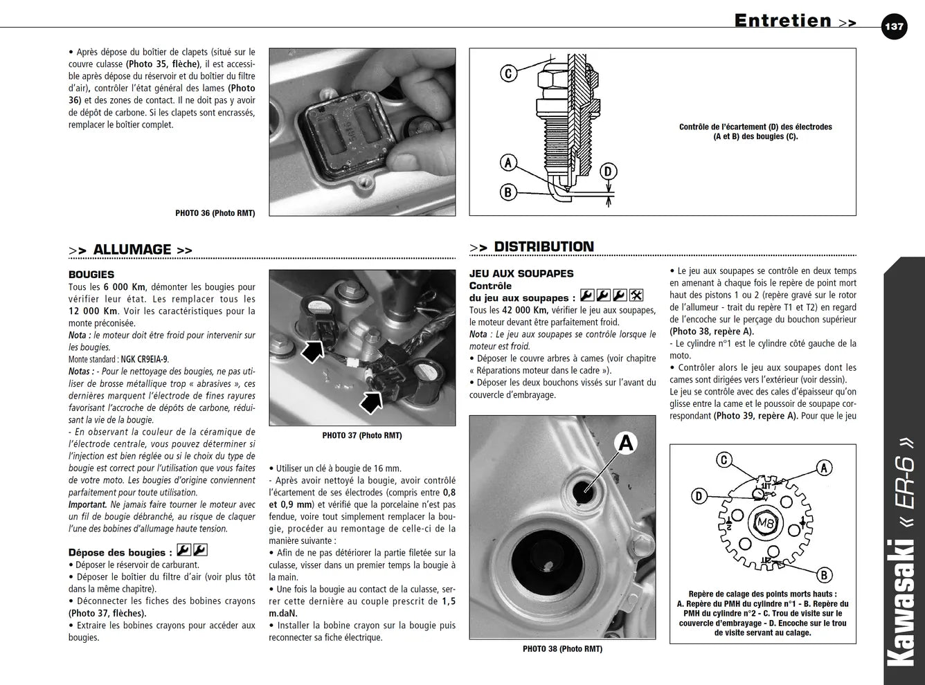 Kawasaki ER-6 n/f (2006 - 2007) - Suzuki GSX 1400 (2001 - 2007) - Revue Technique