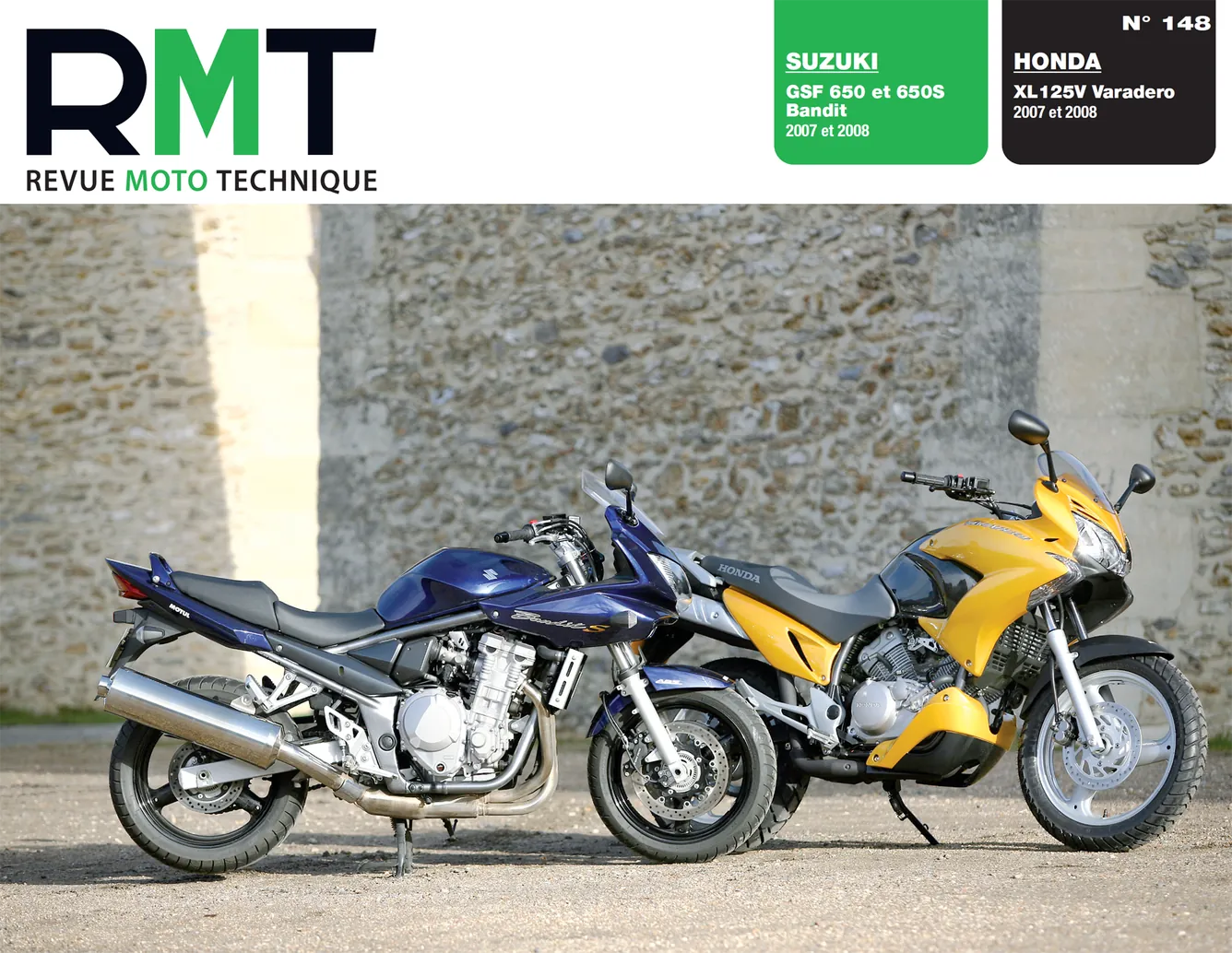 Honda XL 125 V Varadero (2007 - 2008) - Suzuki GSF 650 Bandit (2007 - 2008) - Revue Technique